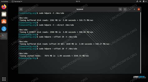 hard drive tester linux|how to check ubuntu drive performance.